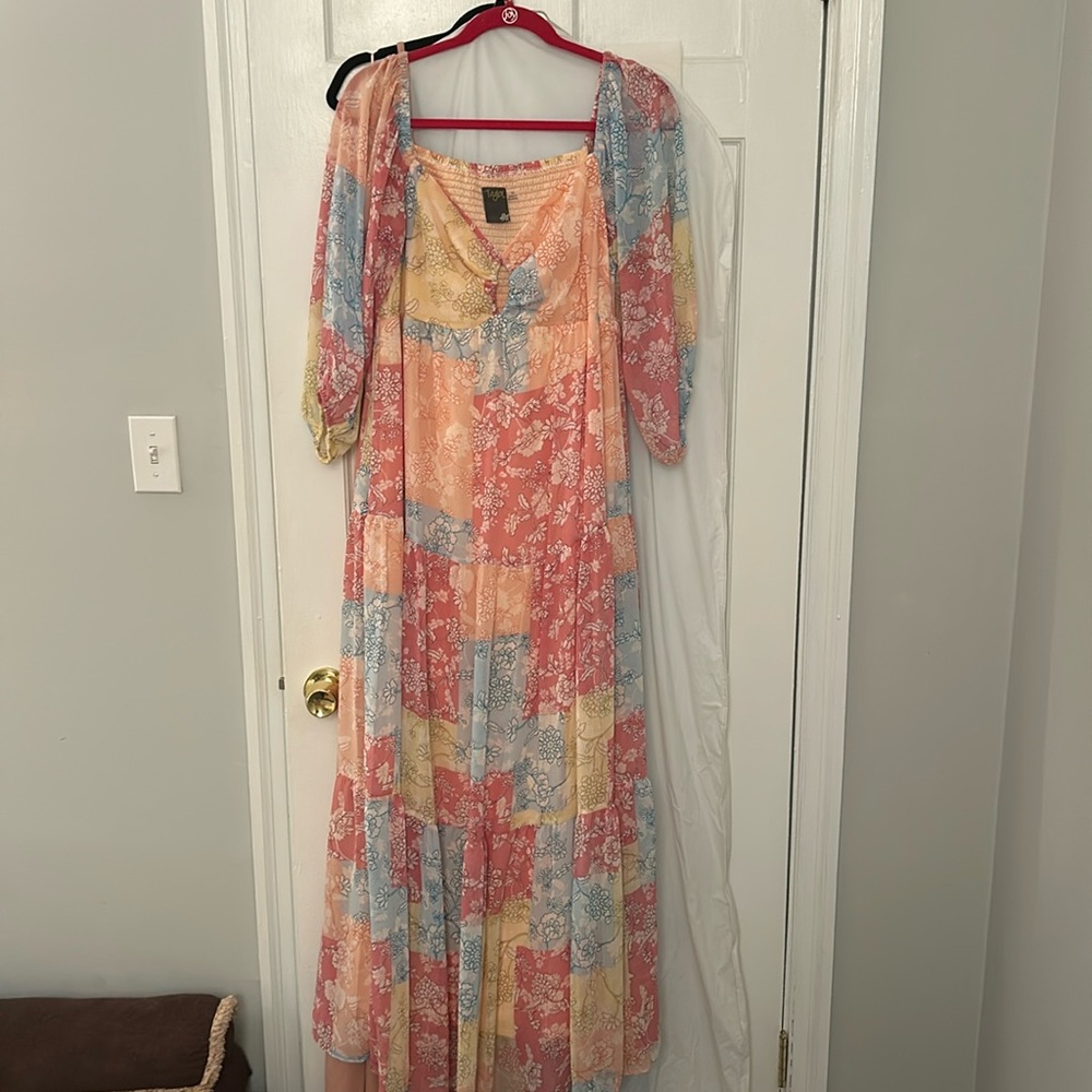 Colorful maxi dress